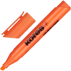 Маркер текстовыделитель KORES 1-4 мм оранжевый 36004 Korres