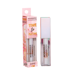 Голографические тени для глаз Time to glow, оттенок №1, зимнее солнце, 3 мл 5032359 Beauty Fox