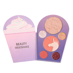 Палетка для макияжа Unicorn tears: румяна, хайлайтер и тени для век, 4 оттенка 4827538 Beauty Fox