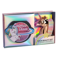Набор: запечённые румяна и кисть для макияжа Cosmic Disco 4836300 Beauty Fox