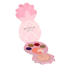 Палетка для макияжа Unicorn magic: румяна, хайлайтер и тени для век, 4 оттенка 4827541 Beauty Fox