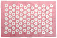 Аппликатор игольчатый Azovmed Коврик 85 колючек розовый 25x40 см