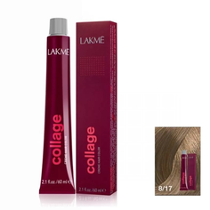 Краска для волос LakMe Color Care Collage Creme Hair Color, Крем-краска перманентная, 8/17