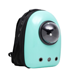 Рюкзак Пижон для переноски животных с окном для обзора, 32 х 22 х 43 см, мятный