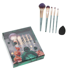 Подарочный набор кистей со спонжем Beautiful 16 х 4 х 18.7 см 5312371 No Brand
