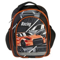 Ранец школьный Calligrata 37 х 27 х 16 Авто черный