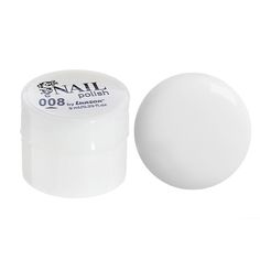 Гель-краска для ногтей трёхфазный LED/UV, 8мл, цвет 08 белый 1442915 Luazon