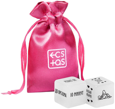 Кубики для двоих Ахи вздохи (действия/позы, кто решает), 2 неоновых кубика, 18+ Ecstas