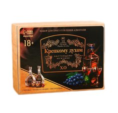 Набор Крепкому духом для приготовления алкоголя: 2 штофа + травы и специи + инструкция Bragavar