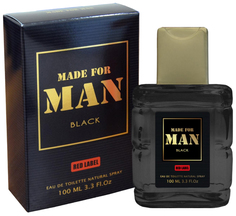 Туалетная вода мужская Made For Man Black, 100 мл Delta Parfum