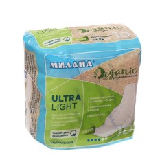 Гигиенические ультратонкие прокладки Милана Ultra Light ORGANIC 7504078 Milana
