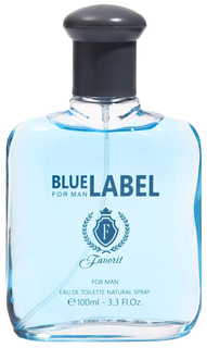 Туалетная вода мужская Favorit Blue Label, 100 мл 7688612 Parfum Delta