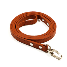 Поводок Пижон Основа, 120 х 1 см, коричневый