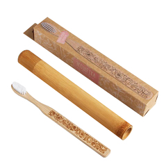 Зубная щетка в бамбуковом чехле Нежность, 3,1 × 24,1 × 3,1 см 5867123 No Brand