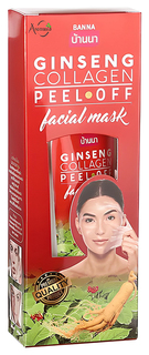 Маска-плёнка для лица Banna женьшень и коллаген, 120 мл 7434429