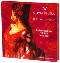 Хайлайтер для лица, Olivia Valera, 4 оттенка, 15 г