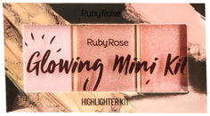Палетка хайлайтеров, Ruby Rose, Glow Mini Kit, 3 оттенка 01