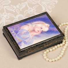 Шкатулка «Принцесса», 10×14 см, лаковая миниатюра Sima-Land