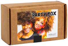 Набор декоративных гелей для волос, лица и тела PARTY BOX Holly Professional, 6 шт, 120 мл