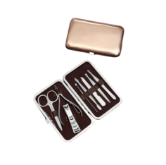 Набор маникюрный «Metallic», 8 предметов, цвет бронзовый 5198962 Queen Fair