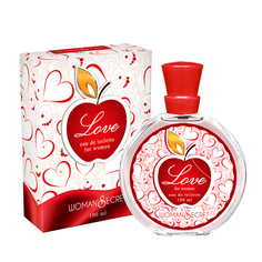 Туалетная вода женская WomanSecret Love (Вуманс Секрет Лав), 100 мл. 7787398 Parfum Delta