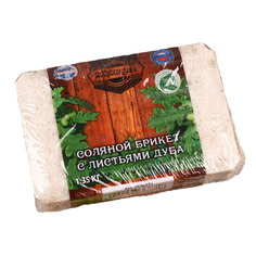 Соль для бани Добропаровъ брикет "Листья дуба" 1,35 кг 4836871