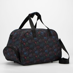 Дорожная сумка женская AMEN 7503112 чёрная , 44х25х30 см Amen.