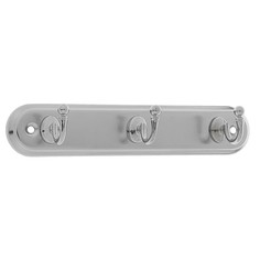 Вешалка 3-х местная KV103CP, цвет хром No Brand