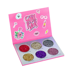 Тени для глаз Girl PWR, 6 потрясающих оттенков 4963511 Beauty Fox
