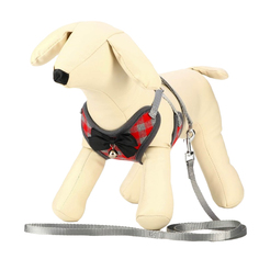 Комплект амуниции Пижон, с мягкой шлейкой, размер M, поводок 120х1 см