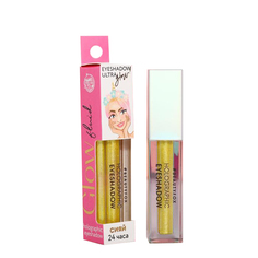 Голографические тени для глаз Glow Fluid, оттенок №2, чистое золото, 3 мл 4833226 Beauty Fox