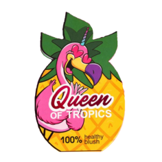 Запеченные румяна Queen of tropics, оттенок натурально-розовый 4754246 Beauty Fox