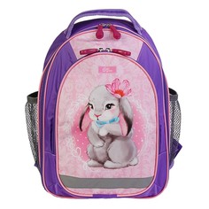 Ранец школьный Calligrata 37 х 27 х 16 Зайка голубой/розовый