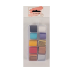 Набор переводной фольги для дизайна ногтей, 2,5 × 50 см, 10 шт 5049691 Queen Fair