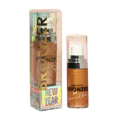 Бронзер-хайлайтер для лица и тела New Year glow, оттенок №2, 20 мл 4848830 Beauty Fox
