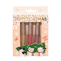 Набор глиттерных теней для глаз Meowy Catmas, оттенки № 2, 4, 5 4911412 Beauty Fox