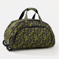 Дорожная сумка женская AMEN 7793867 жёлтая , 31х30х55 см Amen.