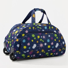 Дорожная сумка женская AMEN 7793867 синяя , 31х30х55 см Amen.