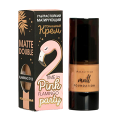 Матирующий тональный крем Pink Party, 20 мл, оттенок розово-бежевый 4862334 Beauty Fox