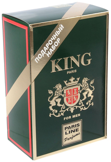 Подарочный набор для мужчин: туалетная вода King, 100 мл + пена для бритья, 200 мл 2258140