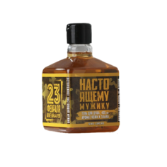 Гель для душа «Настоящему мужику» 400 мл, аромат кожи и табака 7057977 Hard Line
