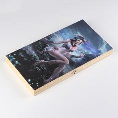 Настольная игра 2 в 1 Нимфа: шашки Нарды Take It Easy доска 40х40 см 3627315