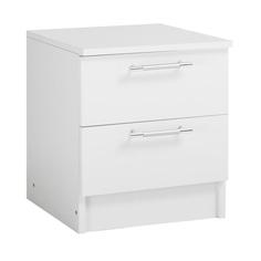 Тумба прикроватная Лазурит, 400*466*430, Белый/Белый No Brand