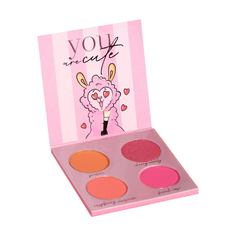 Палетка теней для век Queen of gllamaour, 4 потрясающих оттенка 4719225 Beauty Fox