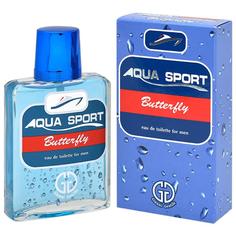 Туалетная вода мужская AQUA SPORT BUTTERFLY, 100 мл 7097983 Positive Parfum