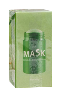 Глиняная маска для лица в стике с экстрактом зеленого чая против акне и угрей 7338141 No Brand