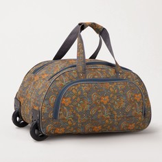 Дорожная сумка женская AMEN 4940261 серая , 51х30х28 см Amen.