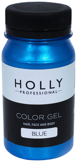 Декоративный гель для волос, лица и тела Holly Professional, Blue, 100 мл 7138947
