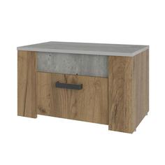 Тумба прикроватная Франк 630х378х378 крафт/метрополитан грей No Brand