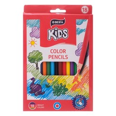 Карандаши цветные "Яркий мир", 18 цветов Beifa